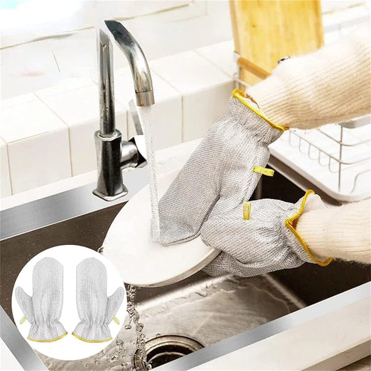 ScrubGuard™ Wire Dishwashing Gloves ( pack of 2 pair )