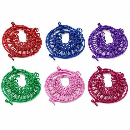 Portable Clothesline with 12 Clothes Clips ( Pack Of 2 )